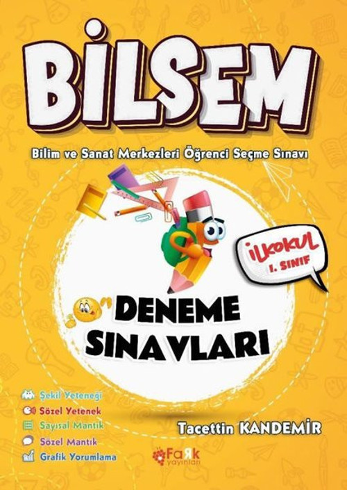 Bilsem İlkokul 1. Sınıf Deneme Sınavları - Bilim ve Sanat Merkezleri Öğrenci Seçme Sınavı