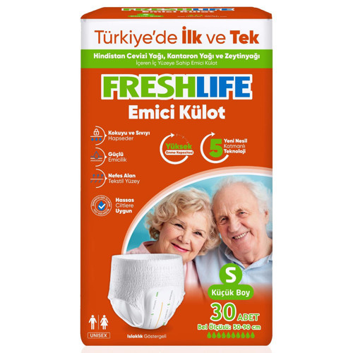Emici Külot S-Small Beden 30 Adet