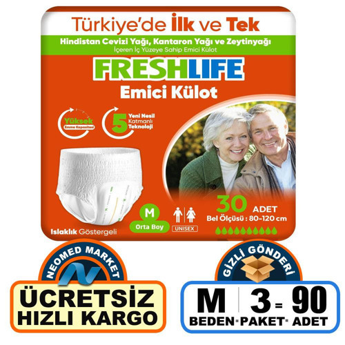 Emici Külot M-Medium Beden 90 Adet