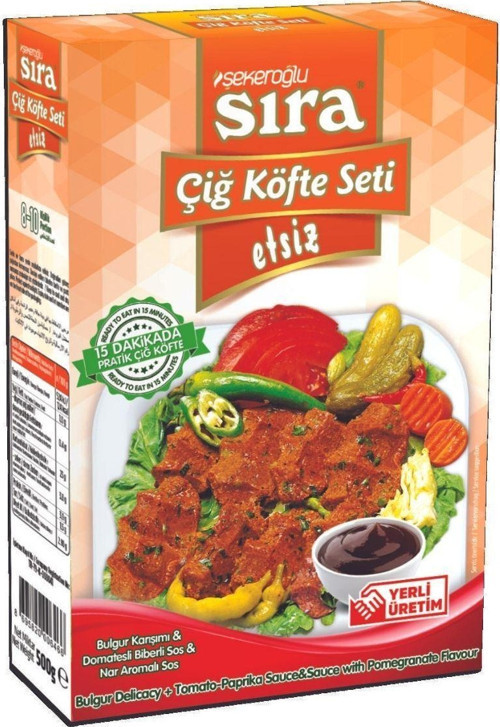 Sıra Etsiz Çiğ Köfte Seti