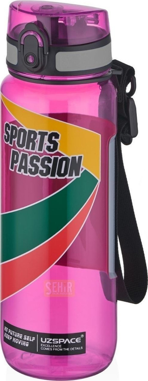 500ml Sports Passion Kayma Yapmayan Tutma Bölmeli Tritan Su Matarası