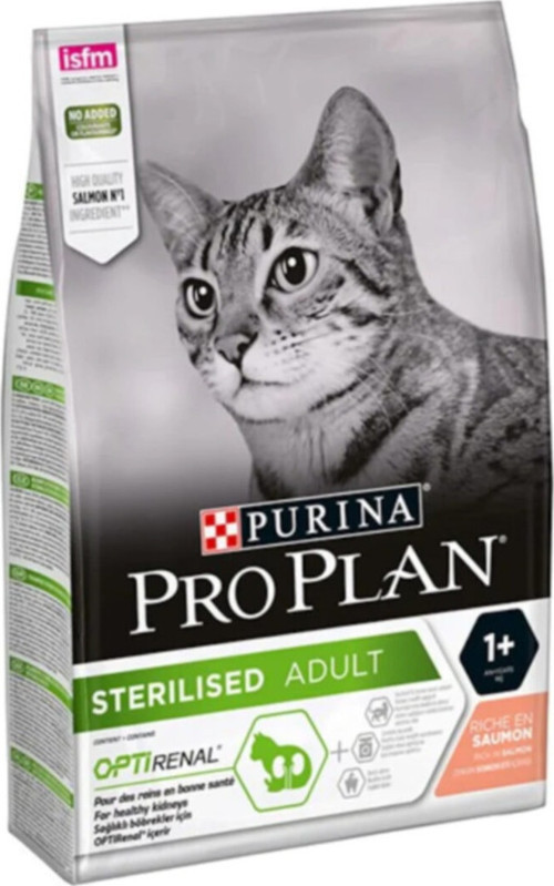 Sterilised Somonlu Kısırlaştırılmış Yetişkin Kedi Maması 10 Kg