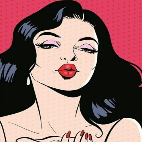 Pastelya Sayılarla Boyama Seti Çerçeveli Kasnaklı Pop Art Kiss