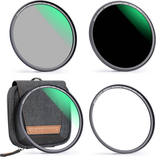 58mm Magnetic Filtre Set- ND1000 + CPL + UV + Çanta