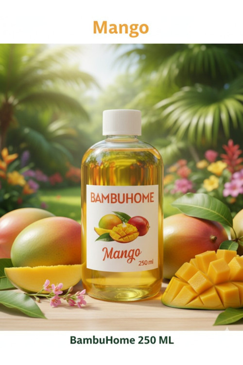 Çubuklu Oda KOKULARI İÇİN YEDEK TANK MANGO 250 ML BAMBUHOME