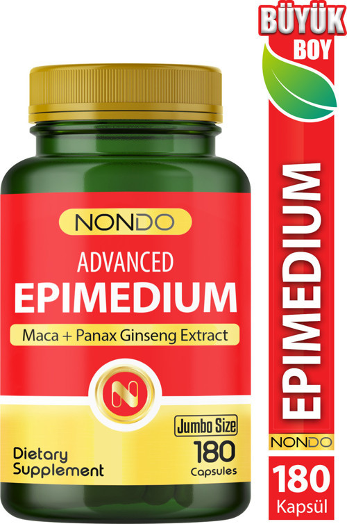 Advanced Epimedium (Epimedium) 180 Kapsül ( 3 Aylık Kullanım )