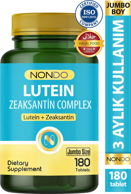 Lutein Zeaksantin Complex 180 Tablet Jumbo Size ( C Vitamini, Çinko, Selenyum, Astaksantin)