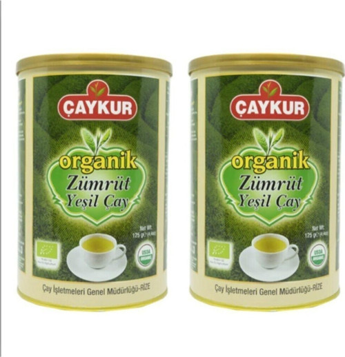 Organik Zümrüt Yeşil Çay 125 Gr 2 Adet