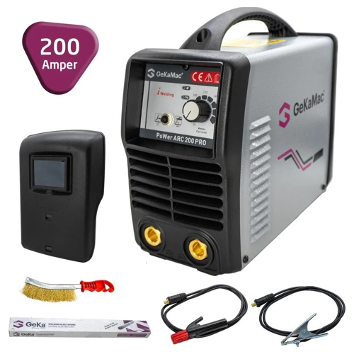 Power ARC200 Pro Inverter Kaynak Makinası Geka 200 Amper