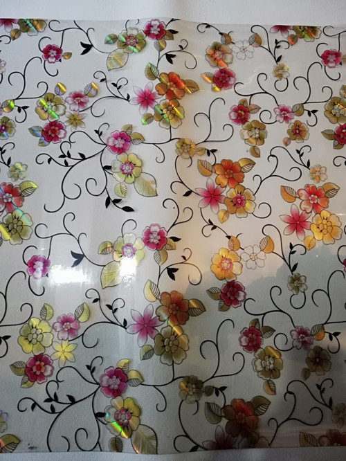 ŞEFFAF MASA ÖRTÜSÜ 1,4 mm 80 cm x 100 Kalın DESENLİ Pvc Kaymaz Masa Örtüsü Koruyucu 80 CM X 100 CM