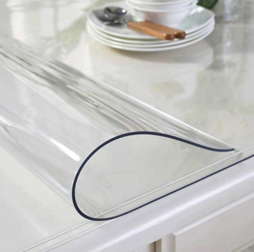 Şeffaf Masa Örtüsü 70cm X 90cm 1.8mm Pvc Masa Örtüsü Koruyucu
