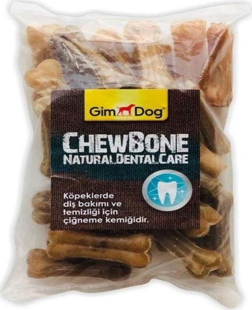 Mordimi Ağız ve Diş Sağlığı için Naturel Köpek Çiğneme Kemiği 25 Adet 200 Gr