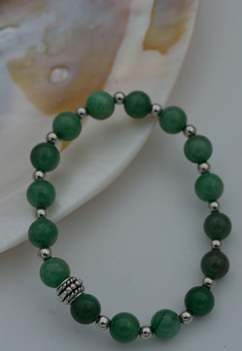 Jewellery Aventurin Doğal Taşlı Bileklik Yeşil