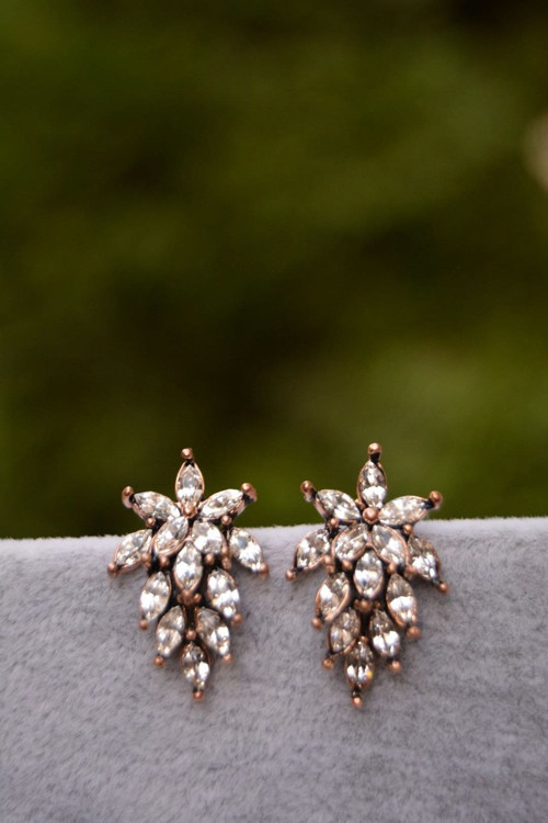 Jewellery Zirkon Taşlı Otantik Bayan Set Yeşil
