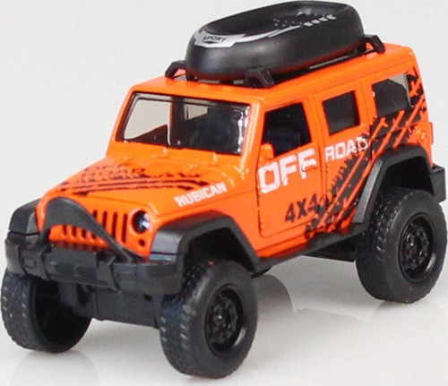 Metal Çek Bırak Oyuncak Off - Road Jeep Araba Turuncu 12 Cm 1:36 Ölçek