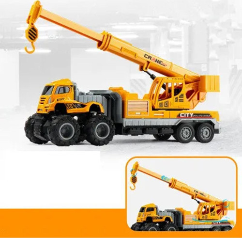 Sürtmeli 4X4 Inşaat Araçları 1:43 Ölçekli Vinç