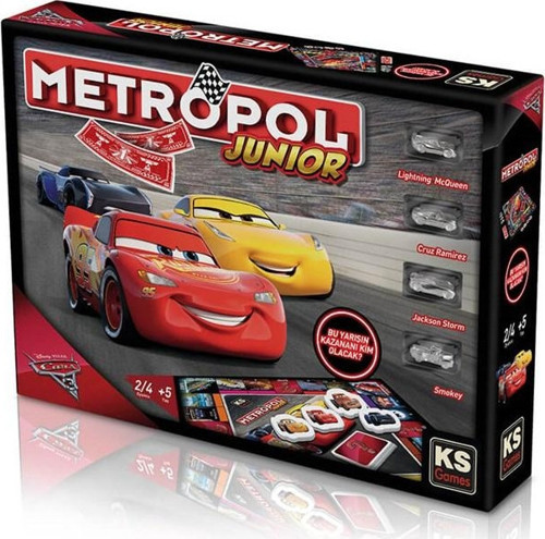 Cars Metropol Junior Game Kutu Oyunu Cr10303
