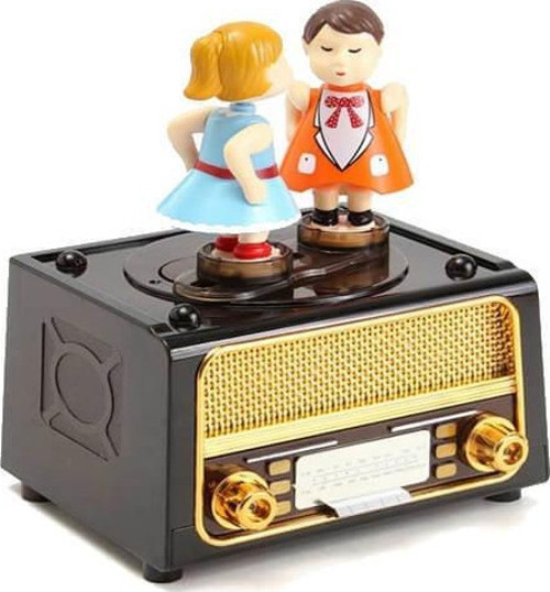 Radyo Müzikli Müzik Kutusu Kurmalı Dekoratif Hediyelik