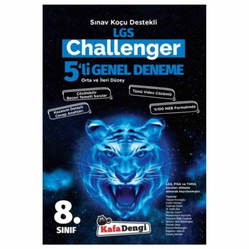 KAFADENGİ 8.SINIF LGS CHALLENGER 5 Lİ PAKET DENEME