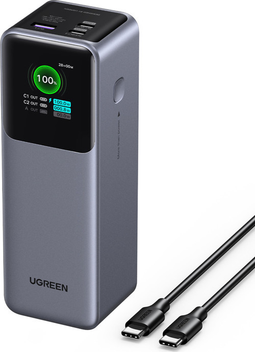 Nexode 25.0000 mAh 200W Akıllı Ekranlı Taşınabilir Hızlı Şarj Powerbank, 3 Cihaz Desteği, 35525B