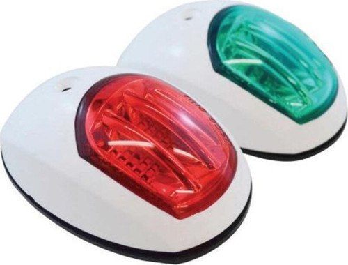 Tekne Seyir Feneri 12V. Beyaz Led İskele Sancak Feneri Takım