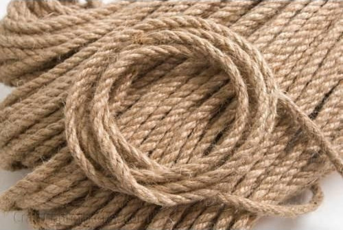 Jüt Halat Dekor ipi 5 Mm 25 Metre ip Halat ip Hasır ip Jüt Kendir ip