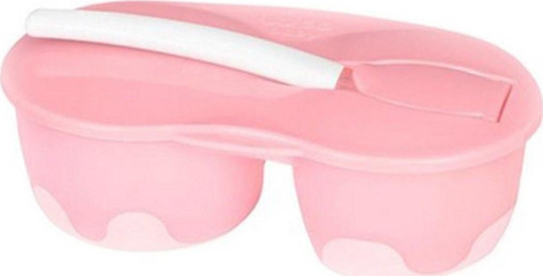 886 2 Hazneli Mama Kabı Seti Pembe