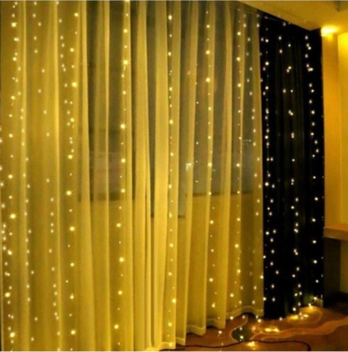 KAYAX 8 Fonksıyonlu 200 Ledli Perde Led Sarkıt Led 3x2 M Kyx-3mt-prd