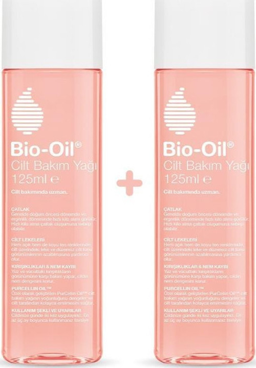 Çatlak ve Leke Karşıtı Nemlendirici Cilt Bakım Yağı 125 ml 2'li Set Vitamin E