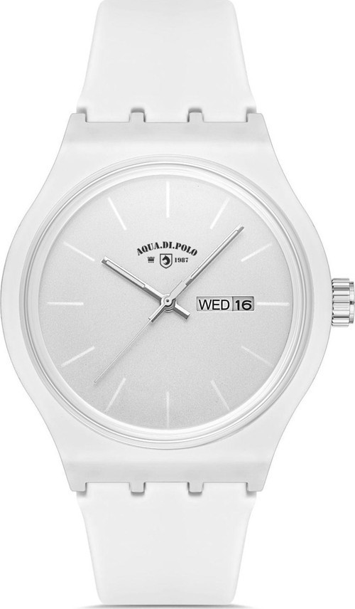 APWR031803 Beyaz Unisex Silikon Kol Saati