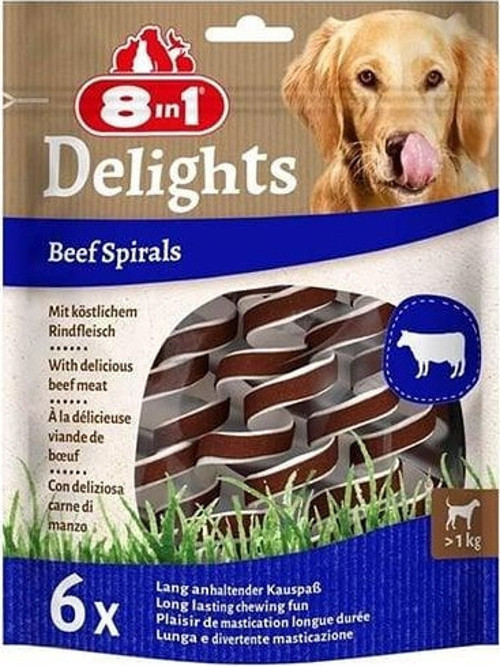 Smart Delights Beef Spirals Biftekli Burgu Köpek Ödülü 6 lı