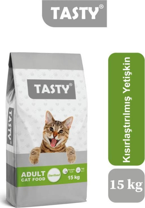 Kısırlaştırılmış, Somonlu Kedi Maması 15 Kg