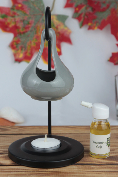 Buhurdanlık Askılı Damla Model Standlı & Buhur Koku Mum Set