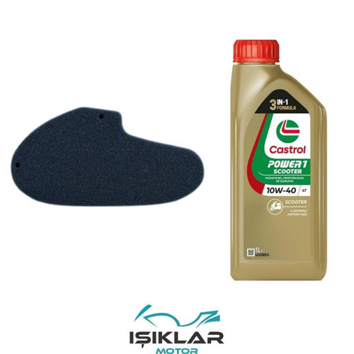 Kuba Azure 50 Castrol Yağ Ve Hava Filtre Bakım Seti Bs0021