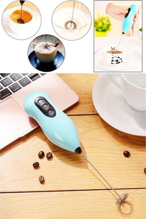 Keyfi Sepet Mini Pilli Portatif Karıştırıcı Mikser