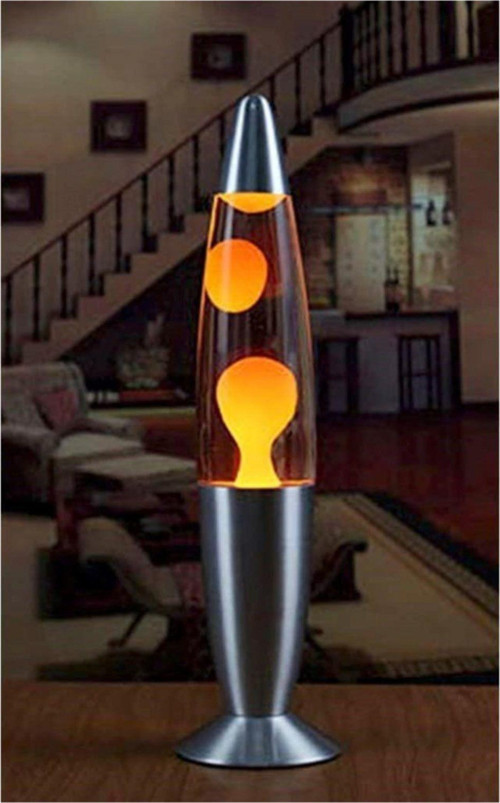 Lava Lambası -lav Lamba (büyük Boy 40 Cm) Sarı