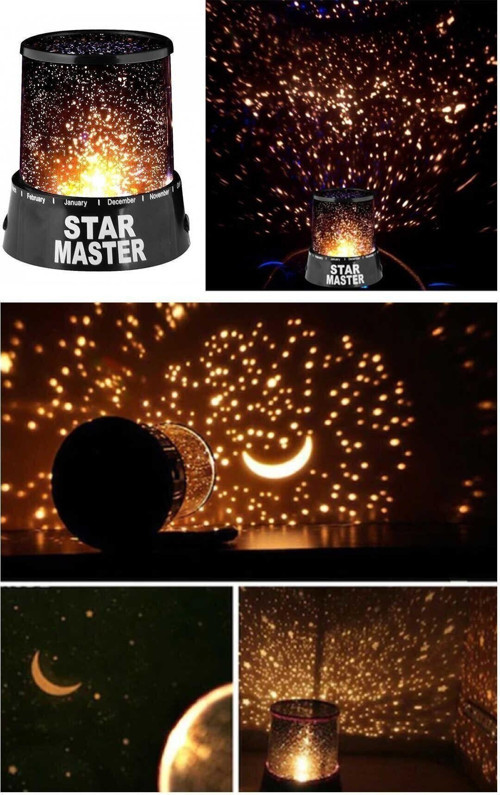Modaba Dekoratif Gece Lambası Yıldızlı Projeksiyon Tavan Işık Yansıtma Star Master