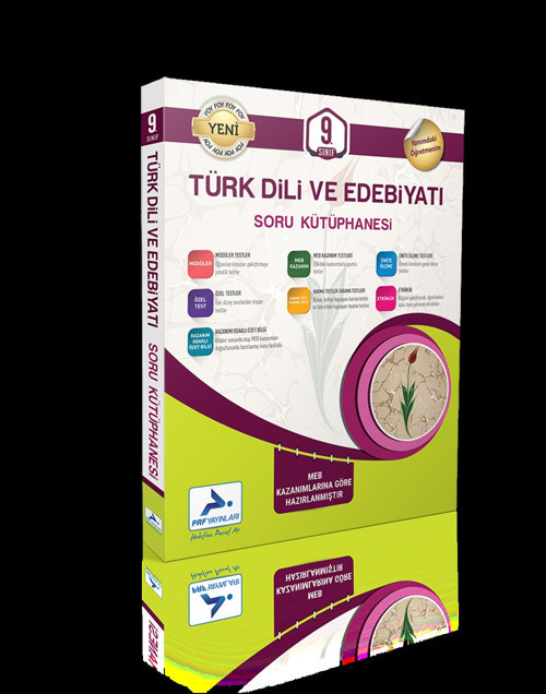 PRF Paraf Yayınları 9. Sınıf Türk Dili Ve Edebiyatı Soru Kütüphanesi (20)