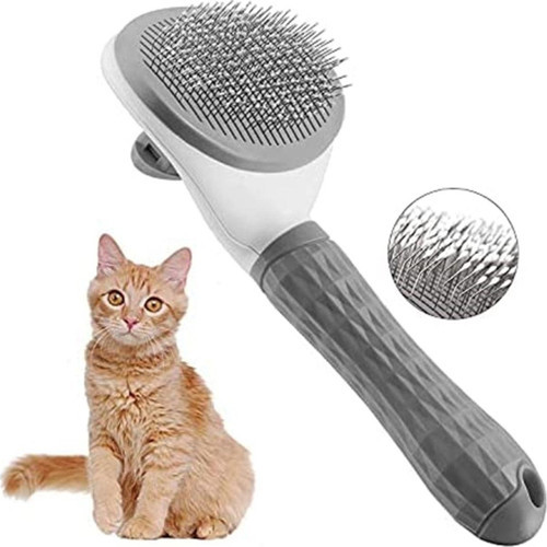 Kitchen Beauty Otomatik Temizlenen Tuşlu Evcil Hayvan Fırçası Kedi Köpek Tüy Toplayıcı Tarak