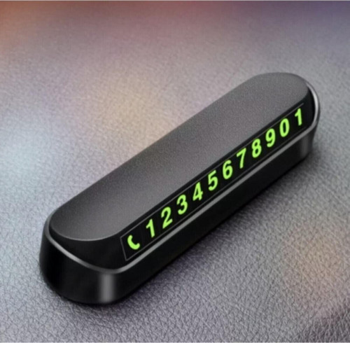 NEWSTORE HOME Araba Park Numaratörü Araç Içi Torpido Üstü Açılır Kapanır Neon Telefon Numarası Bırakma