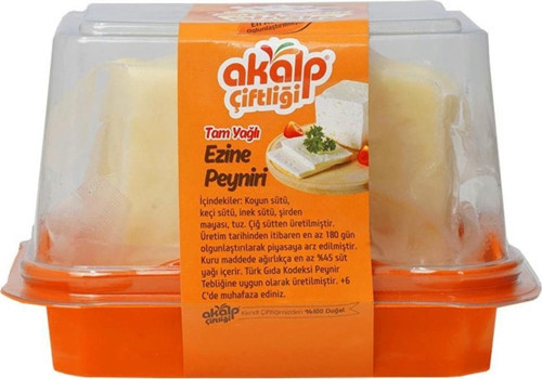 Akalp Çiftliği Tam Yağlı Ezine Peyniri 500Gr