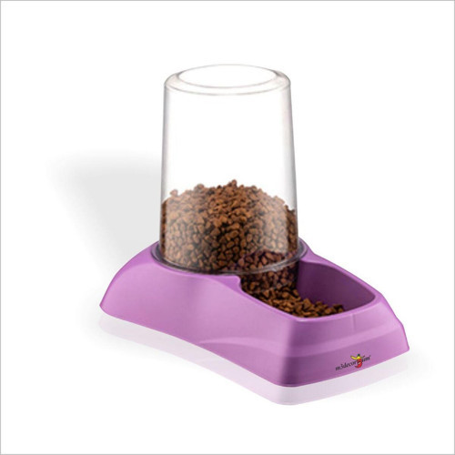 Büyük 3 Lt. Şeffaf Hazneli Otomatik Kendi Dolduran Boşaltan Kedi Maması Kabı Kutusu Haznesi Tabağı