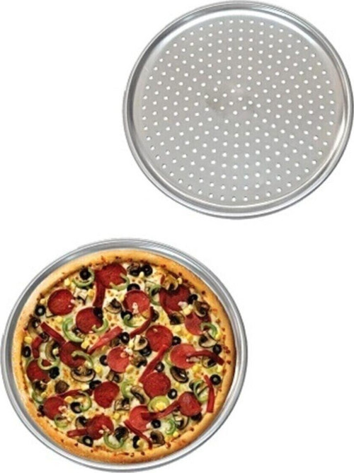 Delikli Pizza Tepsisi Lahmacun Pide Tepsisi 36cm 2 Adet