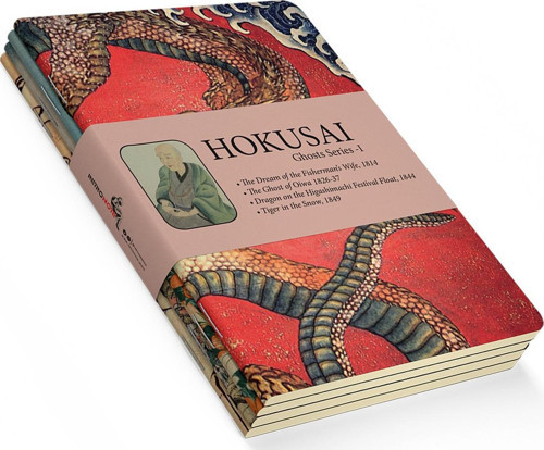 Hokusai 4'lü Defter Seti 5 - Ghosts Series I - Çizgisiz - 48 Sayfa - 10,5x14cm