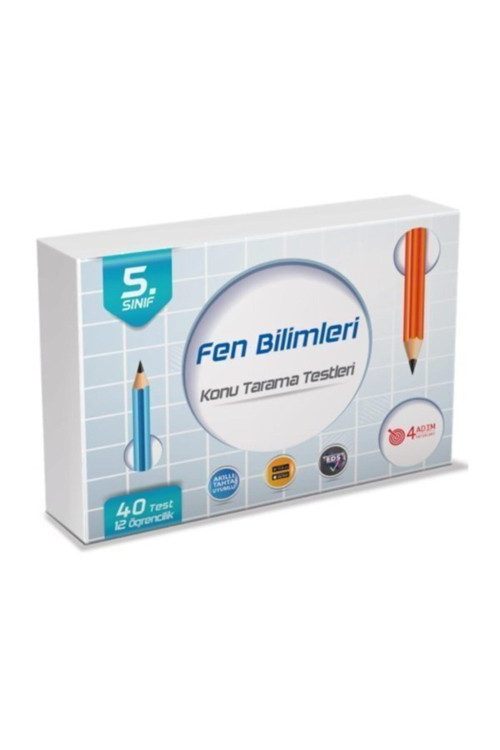 4 Adım Yayınları 4 Adım 5.sınıf Fen Bilimleri Ktt (12 Öğr.)