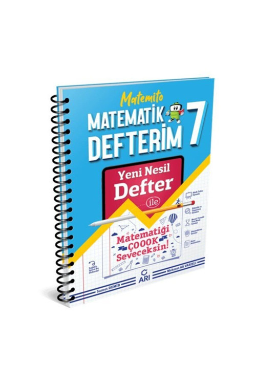 Arı Yayıncılık 7. Sınıf Matematik Defterim - Matemito Yni