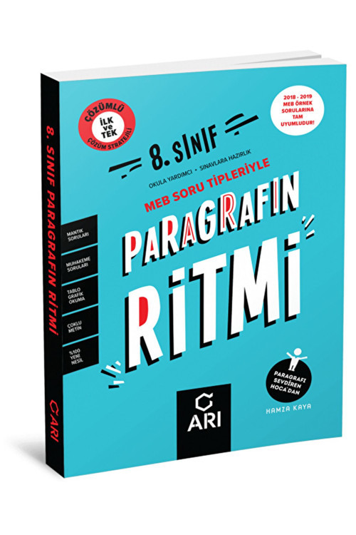 Arı Yayıncılık 8. Sınıf LGS Hazırlık Paragrafın Ritmi Hamza Kaya