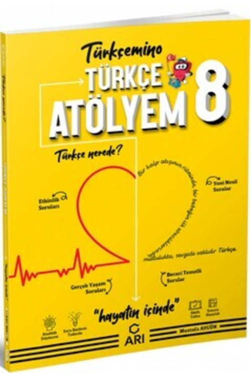 Arı Yayıncılık 8. Sınıf Türkçe Atölyem Türkçemino