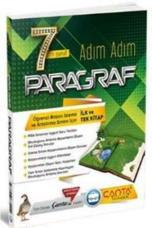 Çanta Yayınları Çanta 7. Sınıf Paragraf Adım Adım Soru Bankası