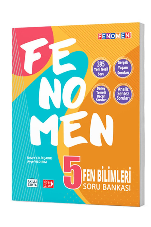 Fenomen Yayıncılık Fenomen 5 Sınıf Fen Bilimleri B Soru Bankası ders ve yardimci kitaplar
